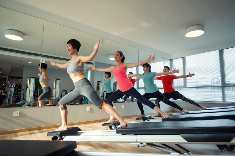 Pilates Woman Sport Fitness